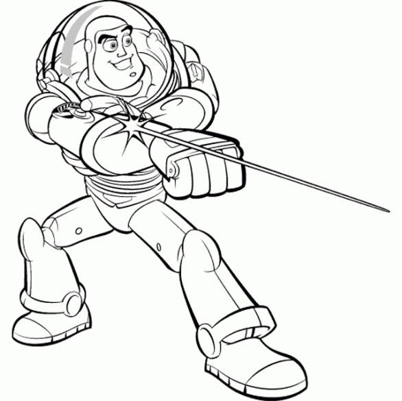Buzz Lightyear Coloring Pages Printable