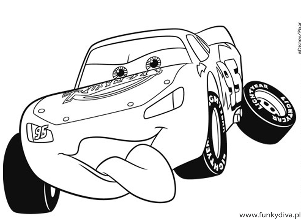 mack and lightning mcqueen coloring pages - photo #29