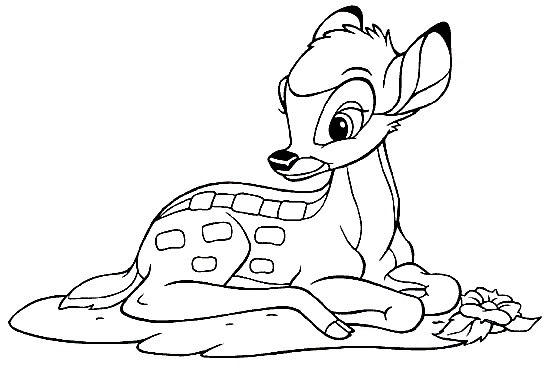 Bambi Coloring Pages Bambi Coloring Pages