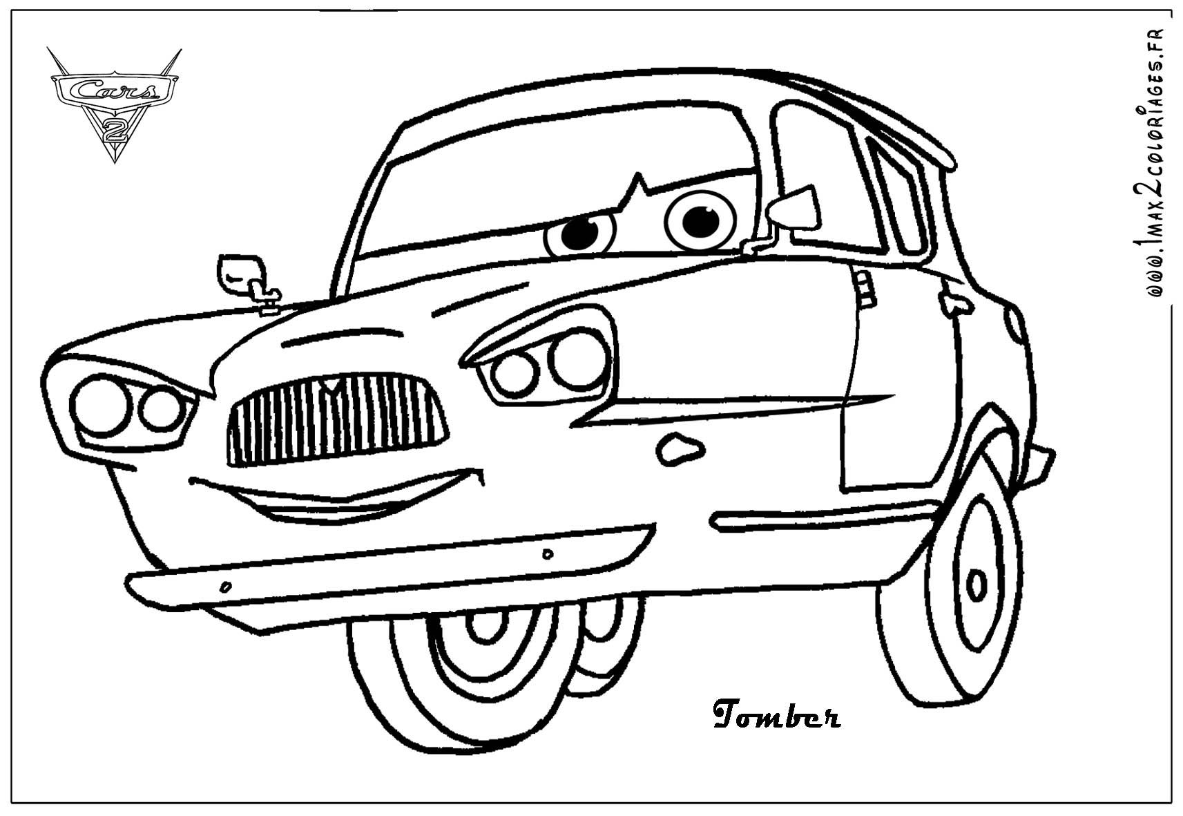 Cars 2 Coloring Pages Printable