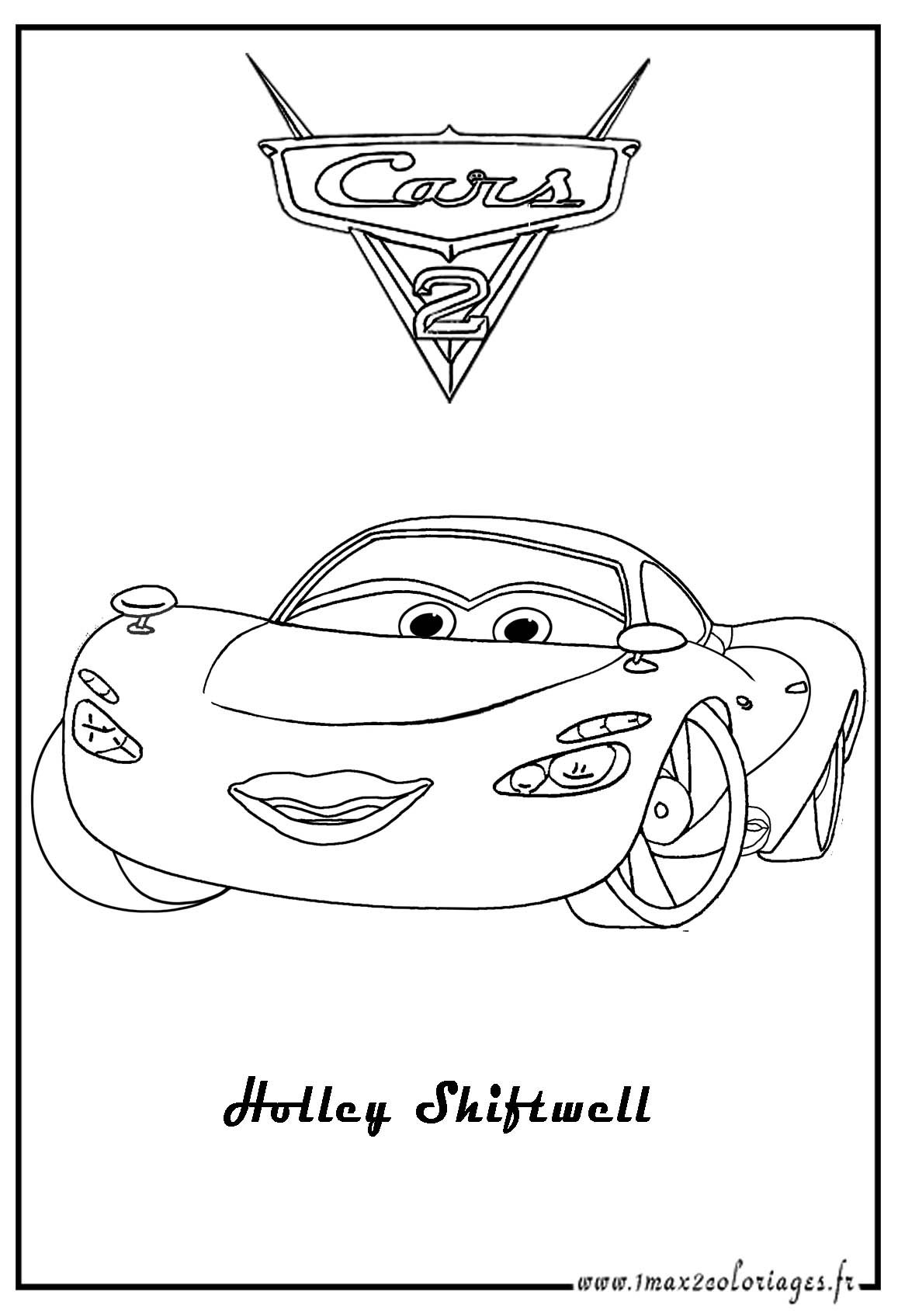Cars and Cars 2 Coloring Pages Coloring Pages Holley