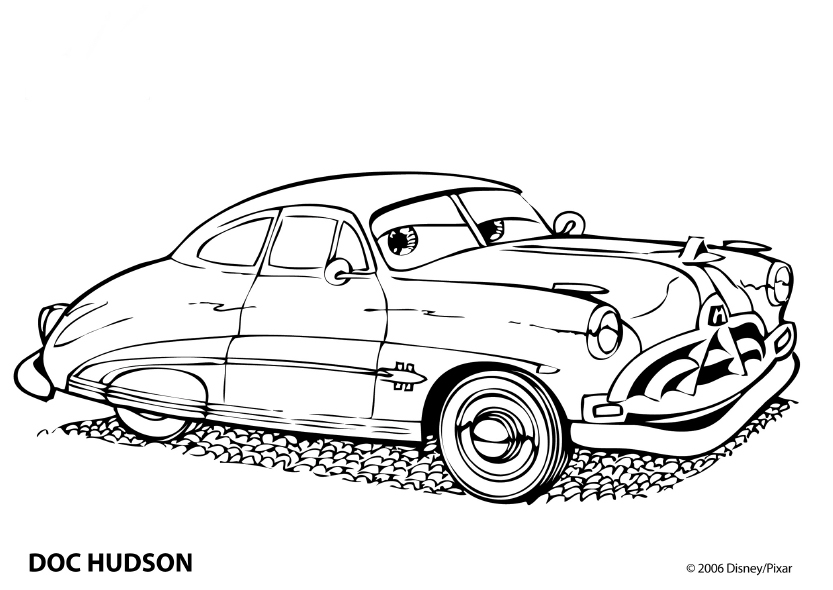Cars The Movie Coloring Pages