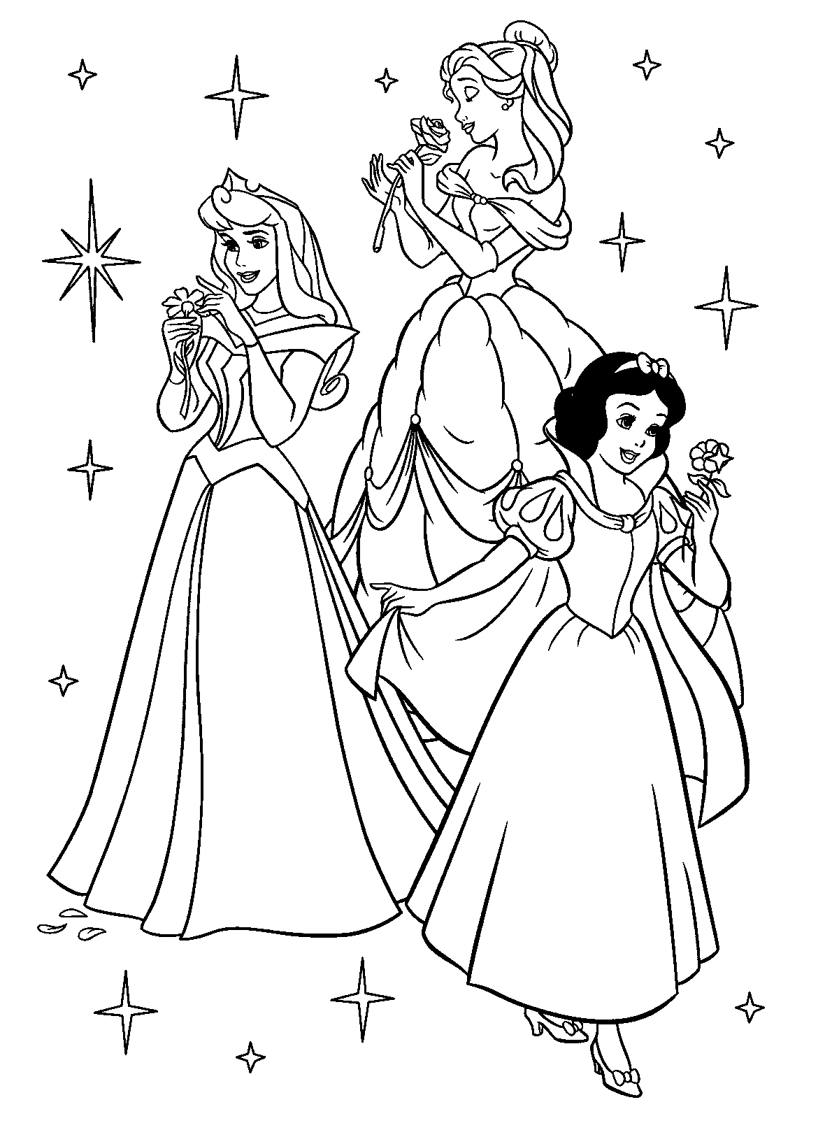 Disney Princess Coloring Pages - Coloring Pages | Wallpapers | Photos