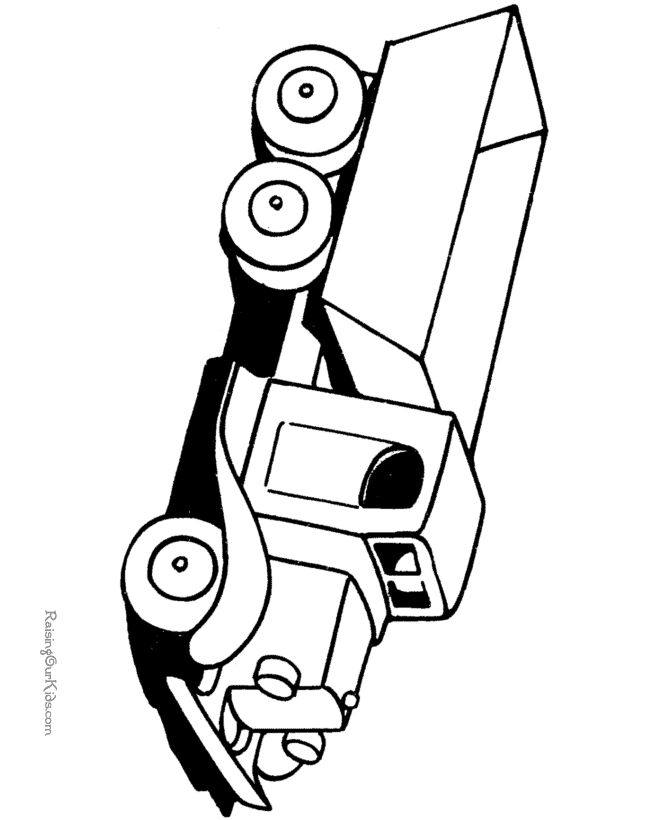 Big Truck Coloring Pages